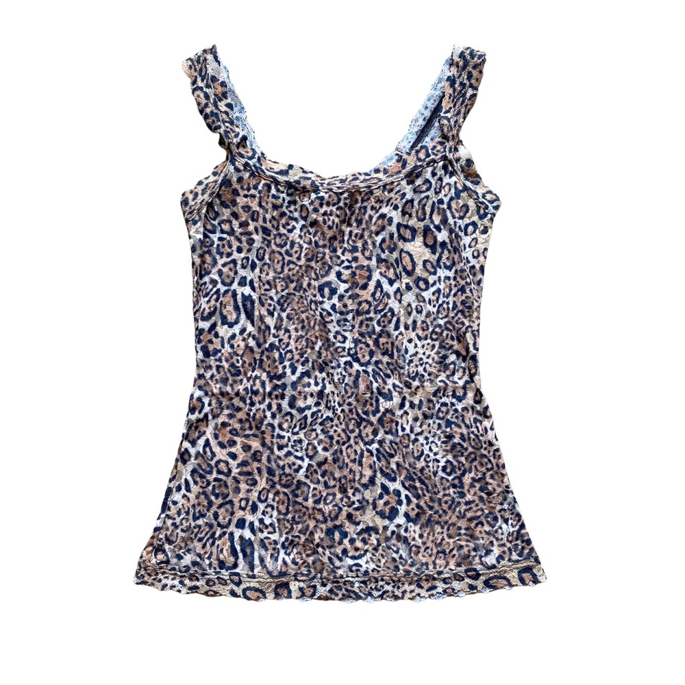 Hanky Panky animal print lace tank